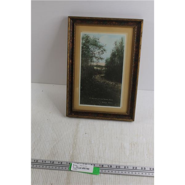 Vintage Colourized Photo of Birtle Manitoba - 9 1/2" x 13 1/2"