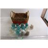Image 1 : (13) CPR and Assorted Glass Insulators, Basket