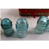 Image 3 : (13) CPR and Assorted Glass Insulators, Basket
