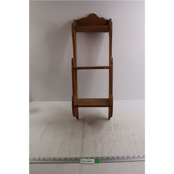 Handmade Display Shelf - 6 1/2" x 8 1/2" x 25"