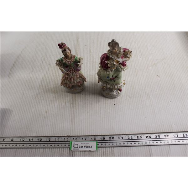 Pair of Victorian Figurines - Consignor Says No Chips