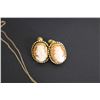 Image 3 : Cameo Earrings and Necklace
