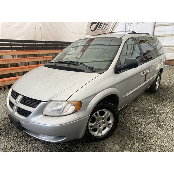 B1 --  2002 DODGE GRAND CARVAN SPORT, Silver, 206118 KM