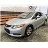 Image 3 : B5 --  2012 HONDA CIVIC LX, Silver, 177,985 KM