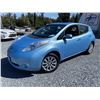 Image 1 : C6C --  2015 NISSAN LEAF S , Blue, 77544 MILES