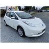 Image 9 : C6D --  2015 NISSAN LEAF S , White, 123738 KM