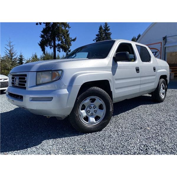 C6N --  2006 HONDA RIDGELINE RTS AWD, Grey, 183,523 KM