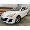 Image 1 : D5 -- 2010 MAZDA 3 ,White, 201,344KMS