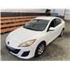 Image 4 : D5 -- 2010 MAZDA 3 ,White, 201,344KMS