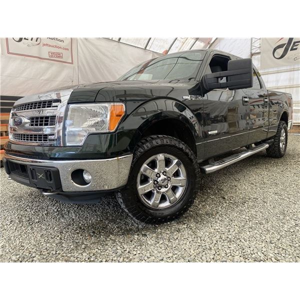 F3 --  2014 FORD F150 SUPERCREW 4X4, Green, 291,522 KM