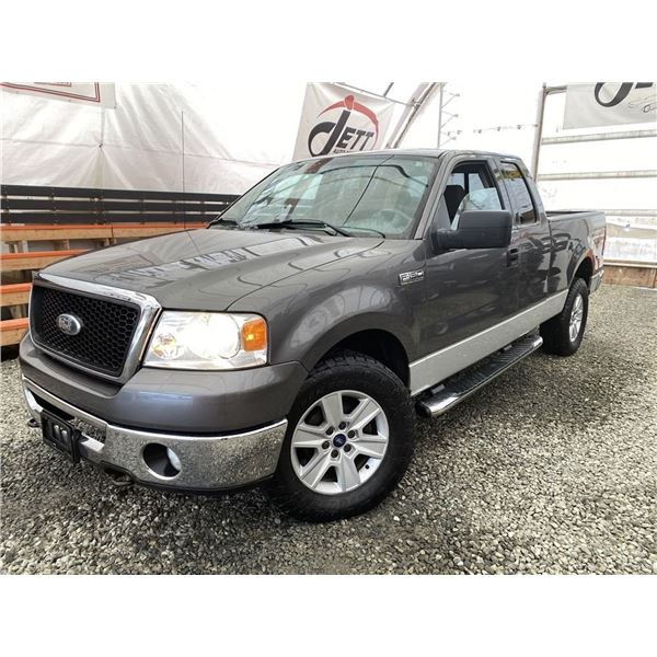 F5 --  2006 FORD F150 EXT CAB 4X4, Grey, 226085 KM