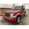 Image 3 : D4 --  2009 JEEP LIBERTY LIMITED 4X4, Red, 173185 KM