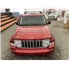 Image 7 : D4 --  2009 JEEP LIBERTY LIMITED 4X4, Red, 173185 KM