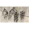 Image 2 : 555 -- WROUGHT IRON WINE RACKS X5