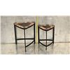 Image 1 : 559 -- TILED SIDE TABLES