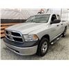 Image 3 : A1 --  2012 DODGE RAM 1500 ST QUAD CAB 4X4, Silver, 323148 KM  "NO RESERVE"