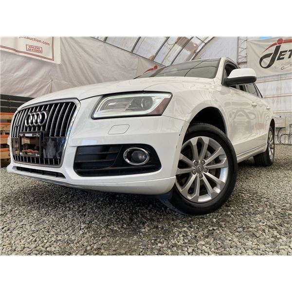 C6I --  2014 AUDI Q5 PREMIUM PLUS AWD, White, 186145 KM