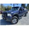 Image 1 : F6A -- 2005 FORD F350 SRW SUPER DUTY CREW CAB LONG BOX TURBO DIESEL 4X4, BLUE, 197,989 KMS