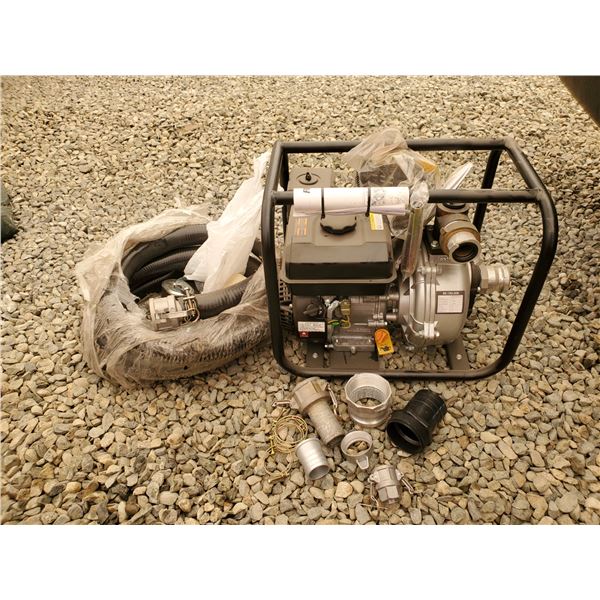 Power Ease Fire Fighting Pump With Black Hose