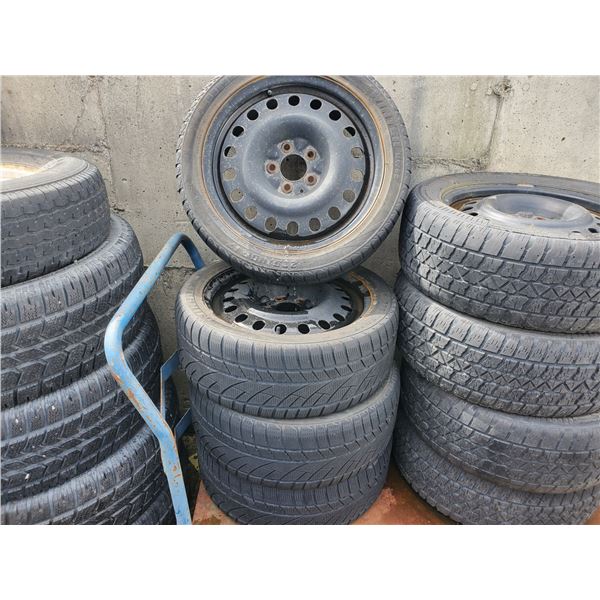 4 =Jinyu winter Tires - 225/45R15 on steel wheels