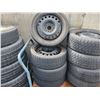 Image 1 : 4 =Jinyu winter Tires - 225/45R15 on steel wheels