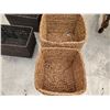 Image 2 : lot of 5 rattan storage boxes
