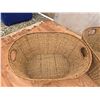 Image 2 : Lot of 2 Wicker Totes & Ratan Chest