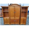 Image 1 : 3 Piece large pine bookstand