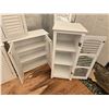 Image 2 : Lot of 6 White Diplay Cabinets & White Stool