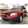 Image 2 : A9 --  2003 DODGE CARAVAN SE, Red, 182665 KM