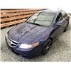 Image 4 : A12Q --  2005 ACURA TSX, Blue, 329614