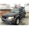 Image 3 : A12K --  2006 FORD ESCAPE XLT AWD , Black, 229,727 KM