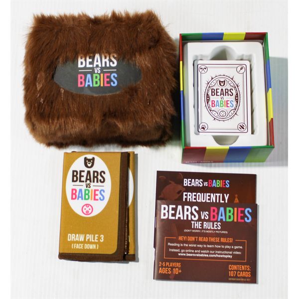 BEARS VS BABIES CARD GAME