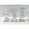 Image 1 : 3 CRYSTAL CANDLE HOLDERS - FIFTH AVENUE CRYSTAL LTD.