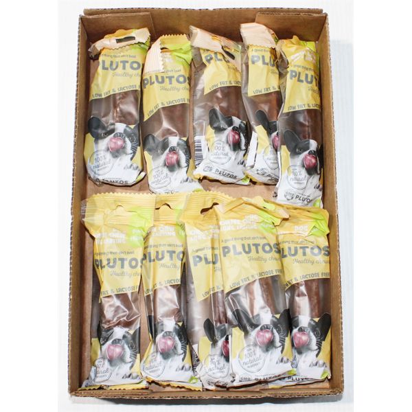 10 PLUTOS DUCK DOG CHEESE CHEWS, APPROX 80G PER CHEW