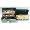 Image 1 : 2 PLANO FISHING TACKLE BOX W/ TACKLE