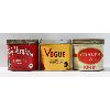 Image 1 : THREE VIRT. TOBACCO TINS - INC CRAVEN AND VIRGINIA AND VOGUE