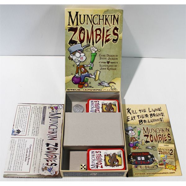 MUNCHKIN ZOMBIES CARD GAME