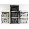 Image 1 : 3 BASKET STYLE PLASTIC ORGANIZERS 