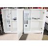 Image 2 : 2 CABINETS W/ GLASS SHELF & STORAGE