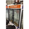 Image 2 : MASTER-BILT BLG48HDA WHITE/BLACK 2 DOOR GLASS FRONT COMMERCIAL REACH IN FREEZER