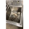 Image 2 : TARRISON TA-CDS118 SINGLE BAY STAINLESS STEEL COMMERCIAL WASH SINK ( APPROX. 24"W X 27"D X 36"H )