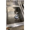 Image 2 : TARRISON TA-CDS118 SINGLE BAY STAINLESS STEEL COMMERCIAL WASH SINK ( APPROX. 24"W X 27"D X 36"H )