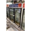 Image 2 : MASTER-BILT BLG-48HD WHITE/BLACK 2 DOOR GLASS FRONT COMMERCIAL REACH IN FREEZER