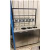 Image 1 : GRANITE TOP / STAINLESS STEEL 4 DOOR 48"W X 25 1/2"D X 36"H WASTE & CUTLERY STATION
