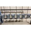 Image 4 : GRANITE TOP / STAINLESS STEEL 4 DOOR 48"W X 25 1/2"D X 36"H WASTE & CUTLERY STATION