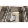 Image 2 : TARRISON TA-CDS118 SINGLE BAY STAINLESS STEEL 24"W X 27"D X 36"H COMMERCIAL WASH SINK