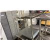 Image 2 : 2 TIER STAINLESS STEEL 36"W X 30"D X 35"H COMMERCIAL PREPARATION TABLE