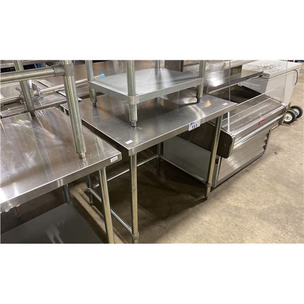 STAINLESS STEEL 36"W X 30"D X 35"H COMMERCIAL PREPARATION TABLE