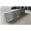 Image 2 : 54"W X 12"D COMMERCIAL STAINLESS STEEL WALL SHELF WITH FLAT FRONT